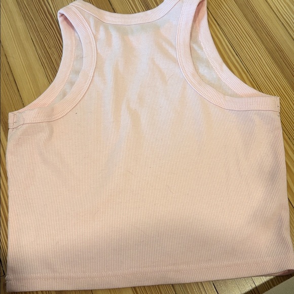 Pink Ribbed Tank Top - Picture 2 of 2